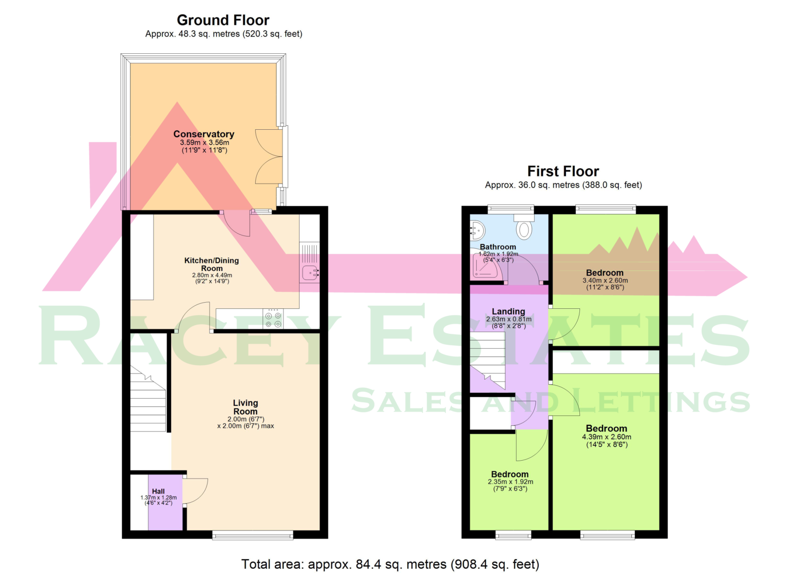 Beautiful 3 Bedroom End-Terraced Home For Sale in Callands, Warrington