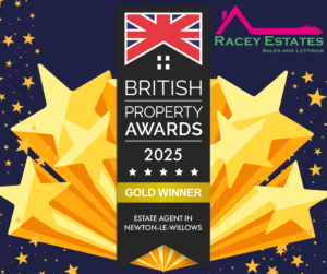 Best Estate Agents in Newton-le-Willows | Racey Estates Wins Gold Award